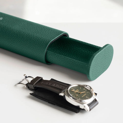 The Oscar 1 Tall Watch Roll - Emerald