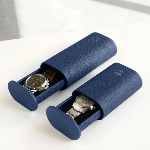 The Oscar 1 Tall Watch Roll - Sapphire