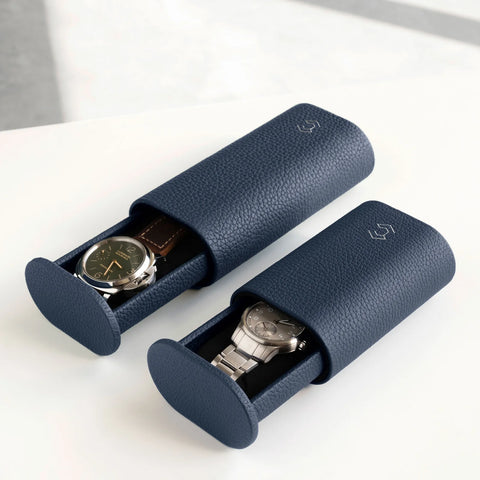 The Oscar 1 Watch Roll - Marine