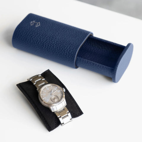 The Oscar 1 Watch Roll - Sapphire